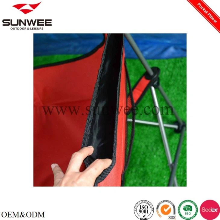 Camping chair with pocket